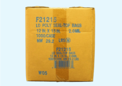 12×15 Clear Zip Lock Bags 1000 per case 3