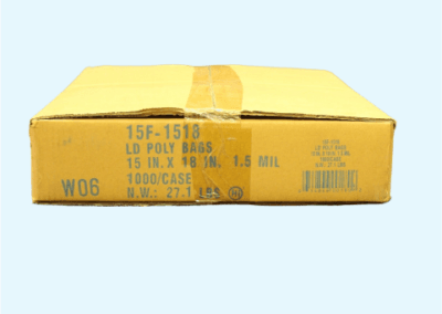 15×18 Clear Poly Bags 1000 per case 1