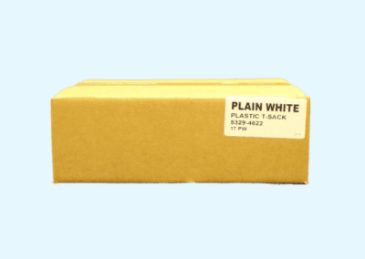 18x7x28 Plain White Bag 500 per case 2
