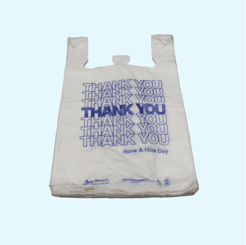 18x7x28 White Thank You Bag 500 per case 1