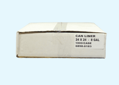 24×24 Clear Can Liners 7 gallon 2