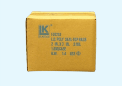 2×3 Clear Zip Lock Bags 1000 per case 2