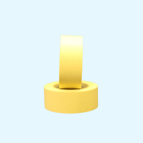2″x60yd Beige Masking Tape 1