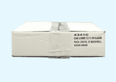 33×39 Clear Can Liner 33 gallon 2