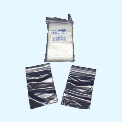 3×5 Clear Zip Lock Bags 1000 per case 1