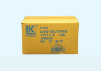 3×5 Clear Zip Lock Bags 1000 per case 2
