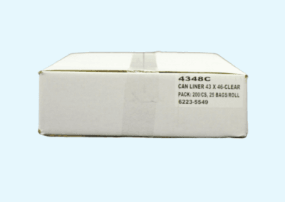 43×46 Clear Can Liner 45 gallon 2