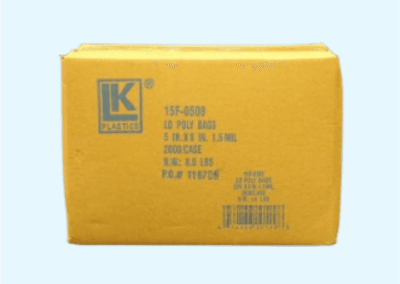 5×8 Clear Poly Bags 2000 per case 2