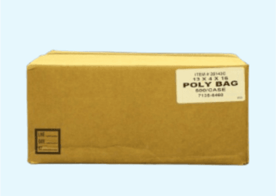 6x3x15 Clear Poly Bags 1000 per case 2