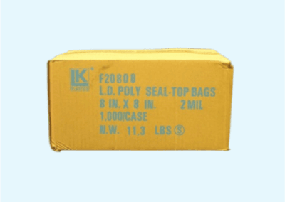 8×8 Clear Zip Lock Bags 1000 per case 2