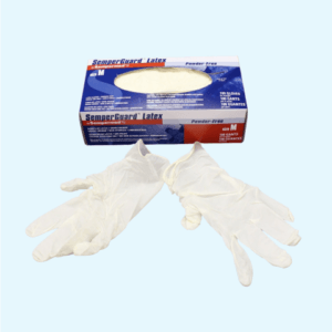 Medium Powder Free Latex Gloves 100 per box 1