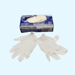 X Large Powder Free Latex Gloves 100 per box 1